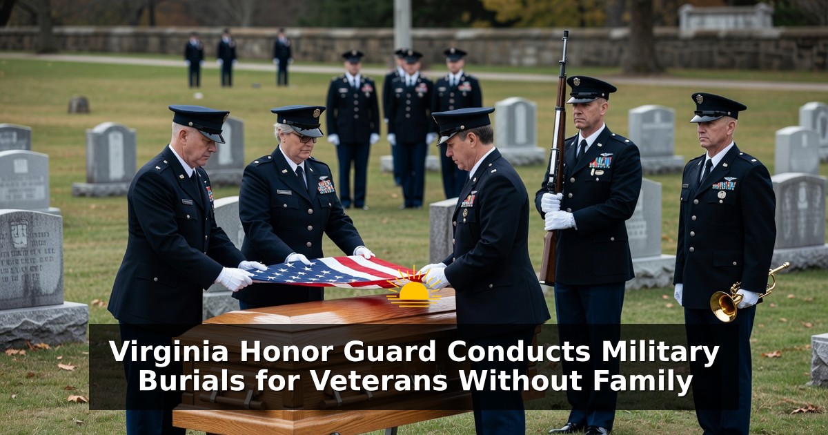 Virginia Honor Guard Conducts Military Burials for Veterans Without Family