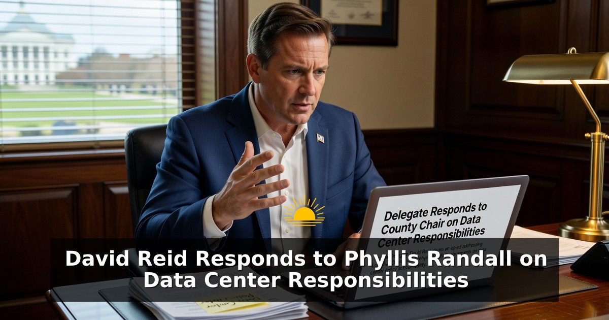 David Reid Responds to Phyllis Randall on Data Center Responsibilities