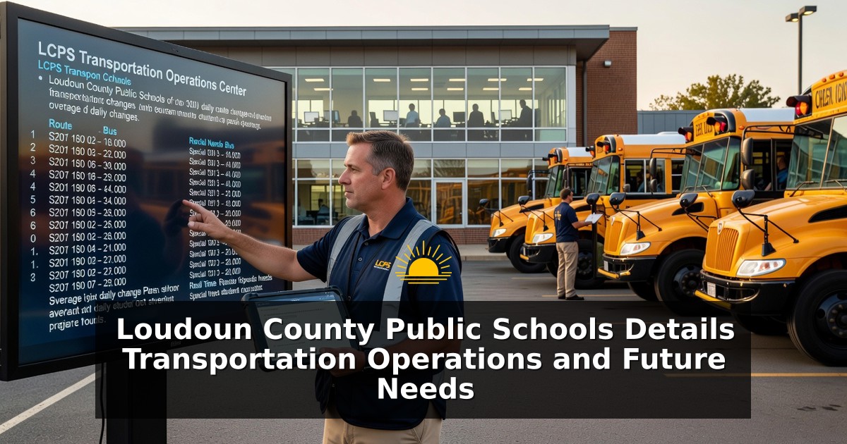 Loudoun County Public Schools Details Transportation Operations and Future Needs