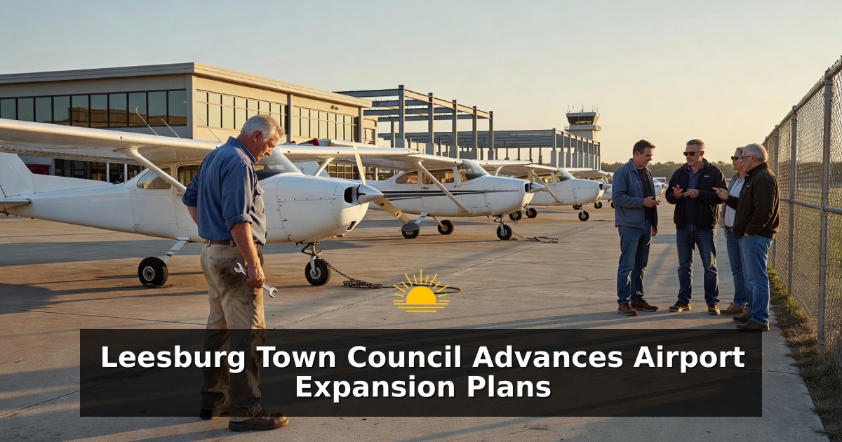Leesburg Town Council Advances Airport Expansion Plans