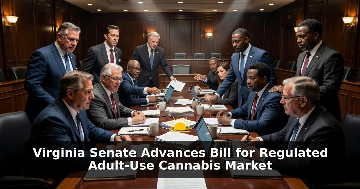Virginia Senate Advances Bill for Regulated Adult-Use Cannabis Market
