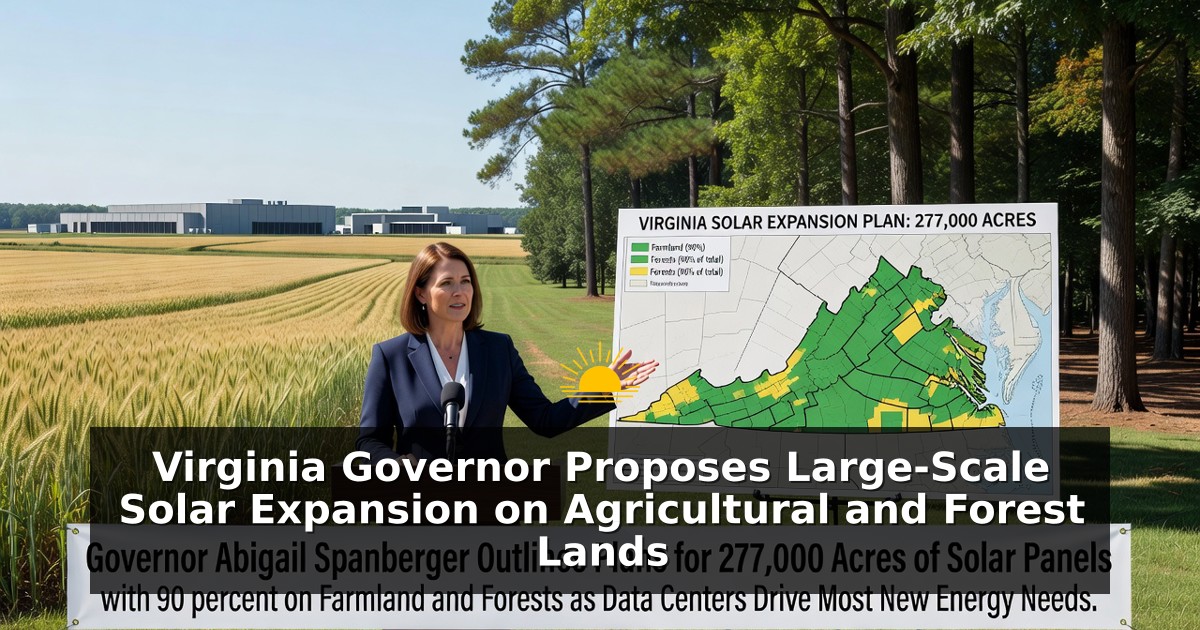Virginia Governor Proposes Large-Scale Solar Expansion on Agricultural and Forest Lands-orig