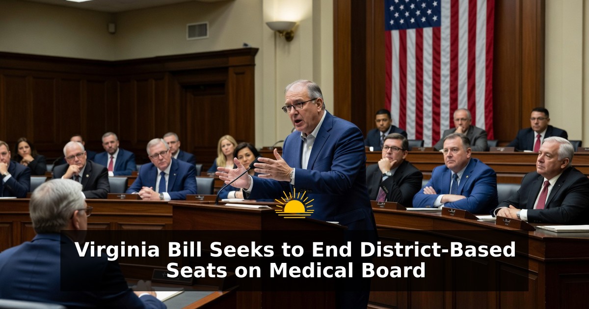 Virginia Bill Seeks to End District-Based Seats on Medical Board