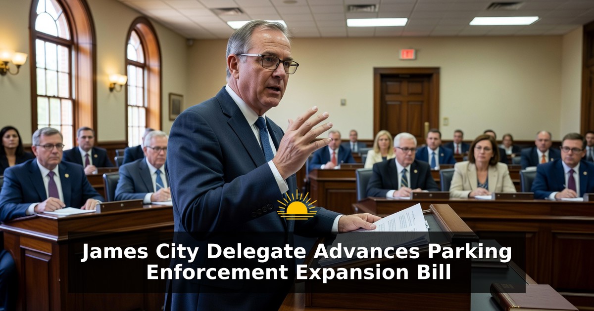 James City Delegate Advances Parking Enforcement Expansion Bill