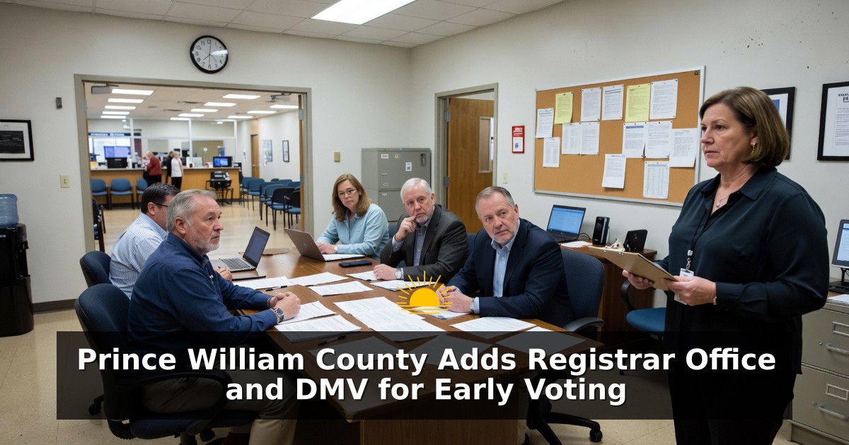 Prince William County Adds Registrar Office and DMV for Early Voting
