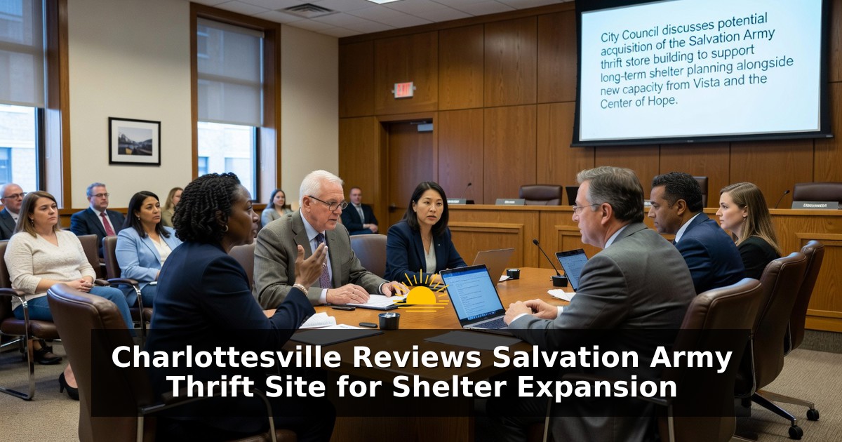Charlottesville Reviews Salvation Army Thrift Site for Shelter Expansion