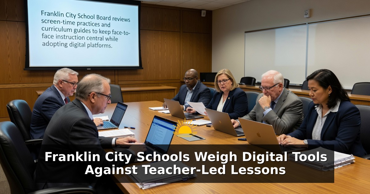 Franklin City Schools Weigh Digital Tools Against Teacher-Led Lessons