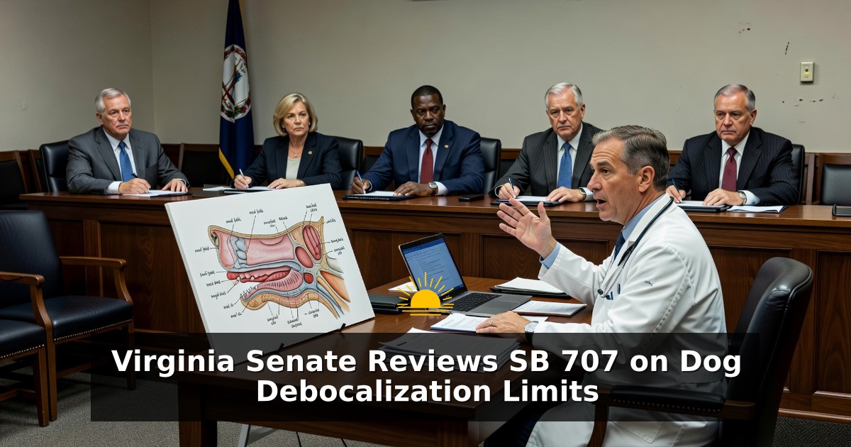 Virginia Senate Reviews SB 707 on Dog Debocalization Limits