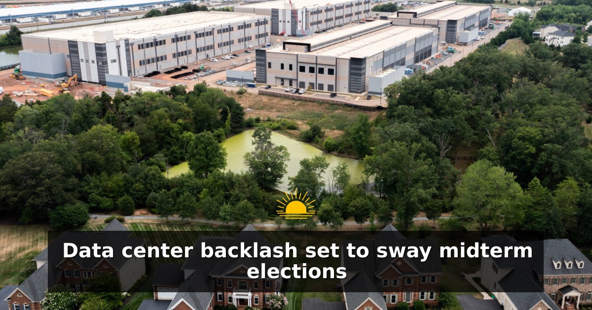 Data center backlash set to sway midterm elections