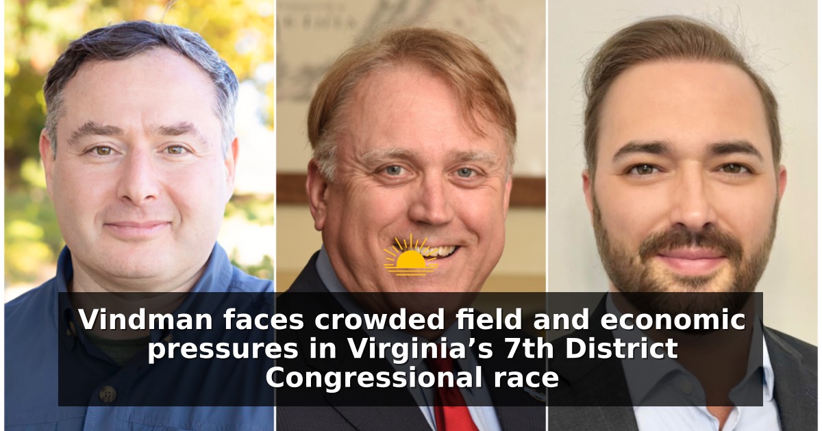 Vindman faces crowded field and economic pressures in Virginia’s 7th District Congressional race