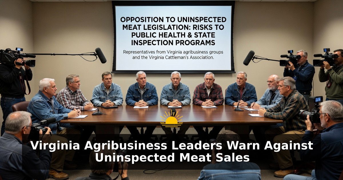 Virginia Agribusiness Leaders Warn Against Uninspected Meat Sales