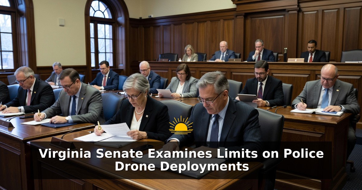 Virginia Senate Examines Limits on Police Drone Deployments