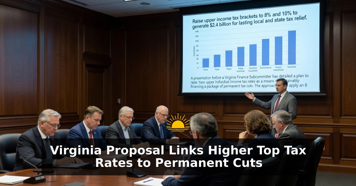 Virginia Proposal Links Higher Top Tax Rates to Permanent Cuts