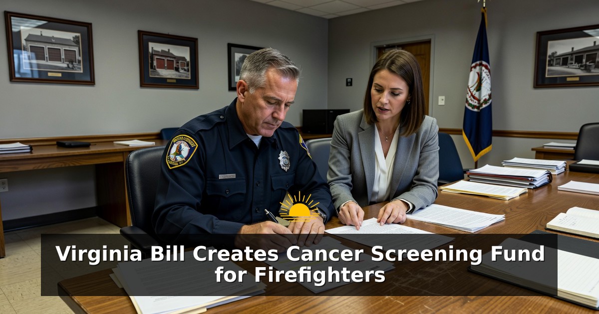 Virginia Bill Creates Cancer Screening Fund for Firefighters