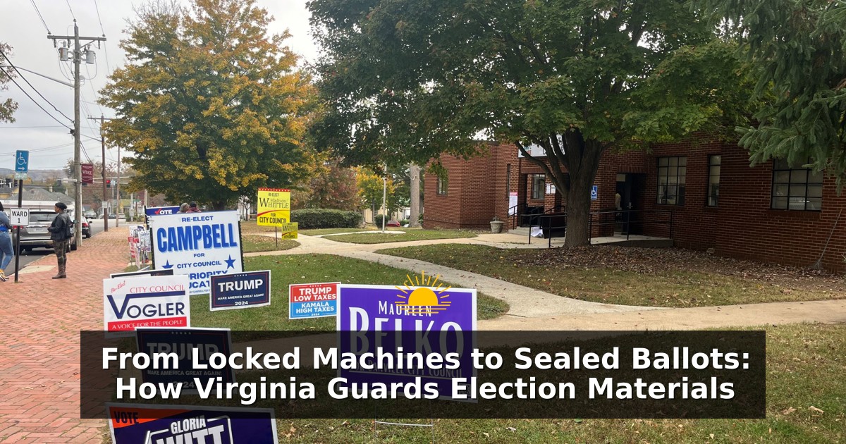 From Locked Machines to Sealed Ballots: How Virginia Guards Election Materials