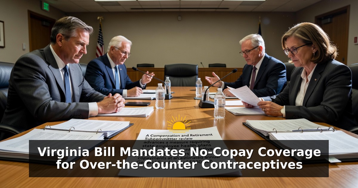 Virginia Bill Mandates No-Copay Coverage for Over-the-Counter Contraceptives
