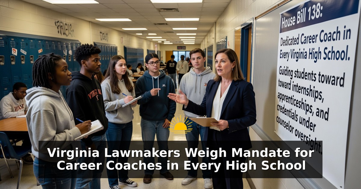 Virginia Lawmakers Weigh Mandate for Career Coaches in Every High School