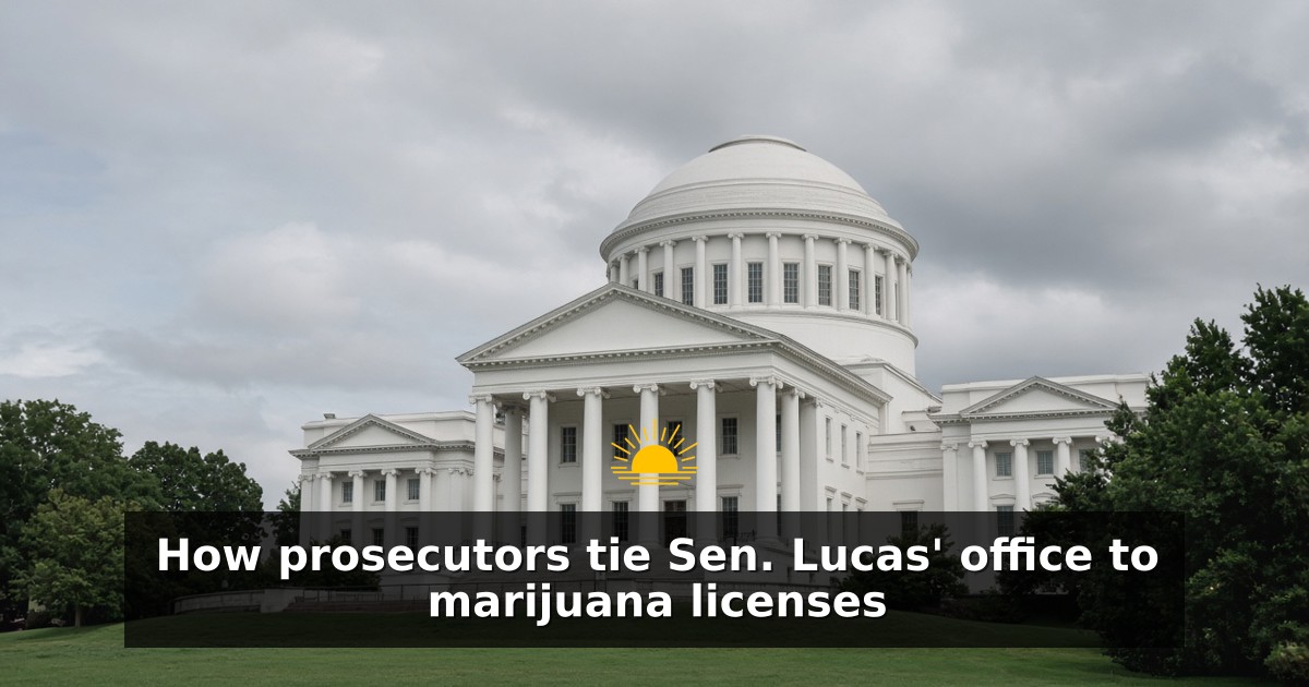Count 4 explained: How prosecutors tie Sen. Lucas' office to marijuana licenses