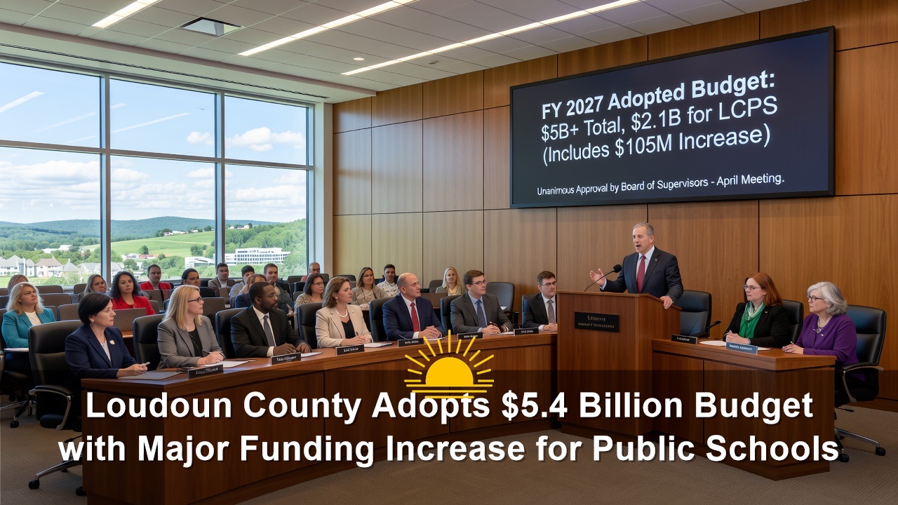 Loudoun County Adopts $5.4 Billion Budget with Major Funding Increase for Public Schools