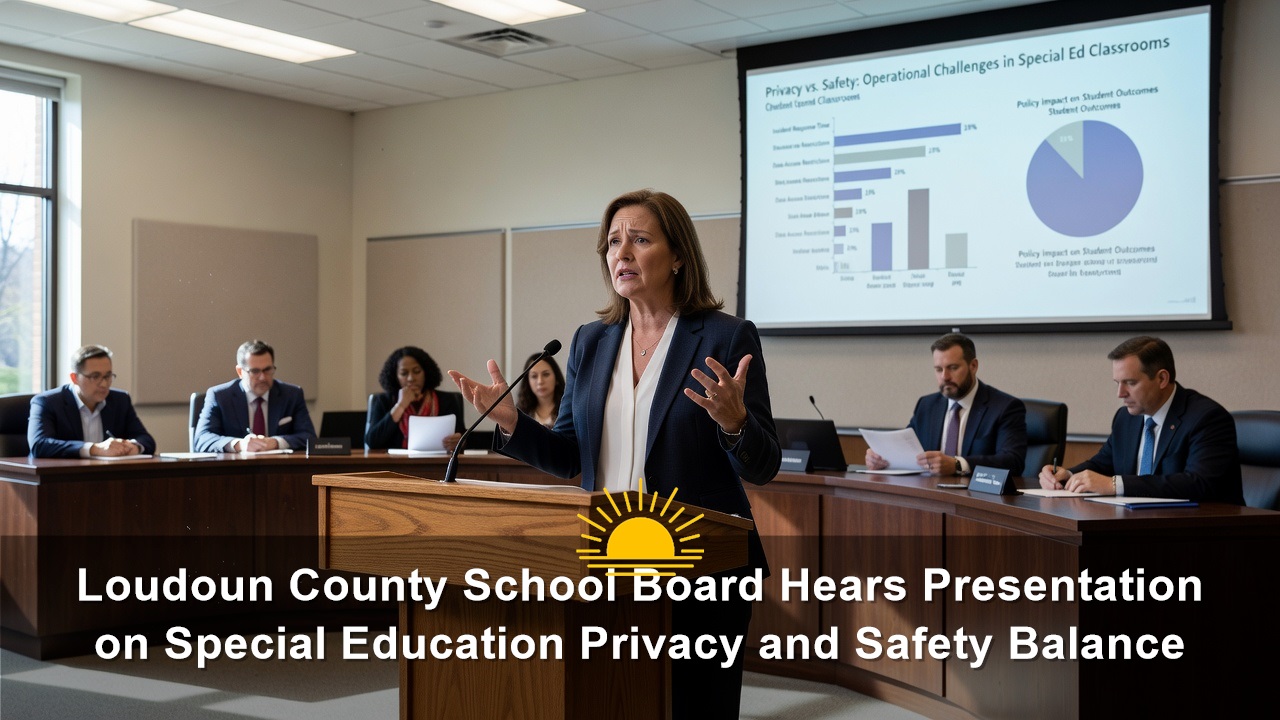Loudoun County School Board Hears Presentation on Special Education Privacy and Safety Balance