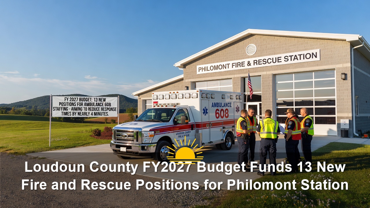 Loudoun County FY2027 Budget Funds 13 New Fire and Rescue Positions for Philomont Station