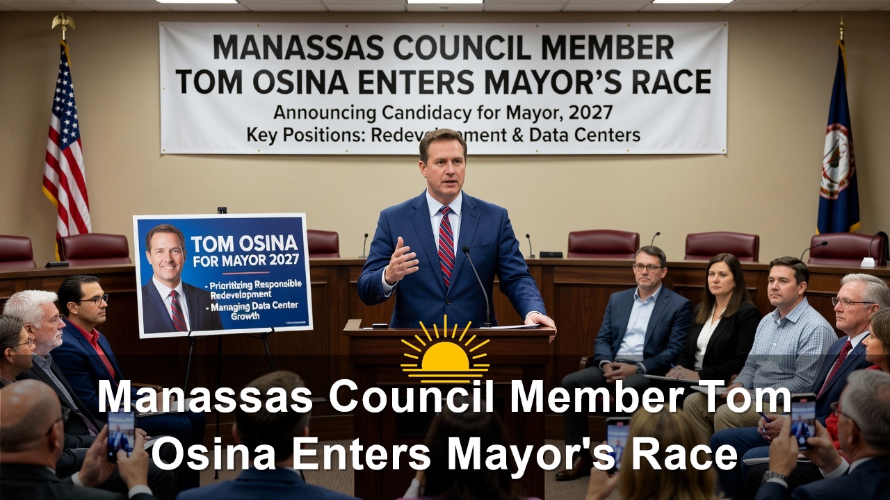 Manassas Council Member Tom Osina Enters Mayor’s Race