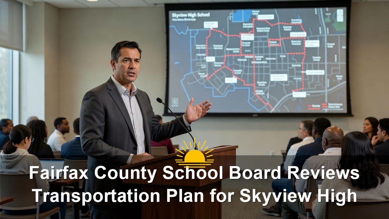 Fairfax County School Board Reviews Transportation Plan for Skyview High