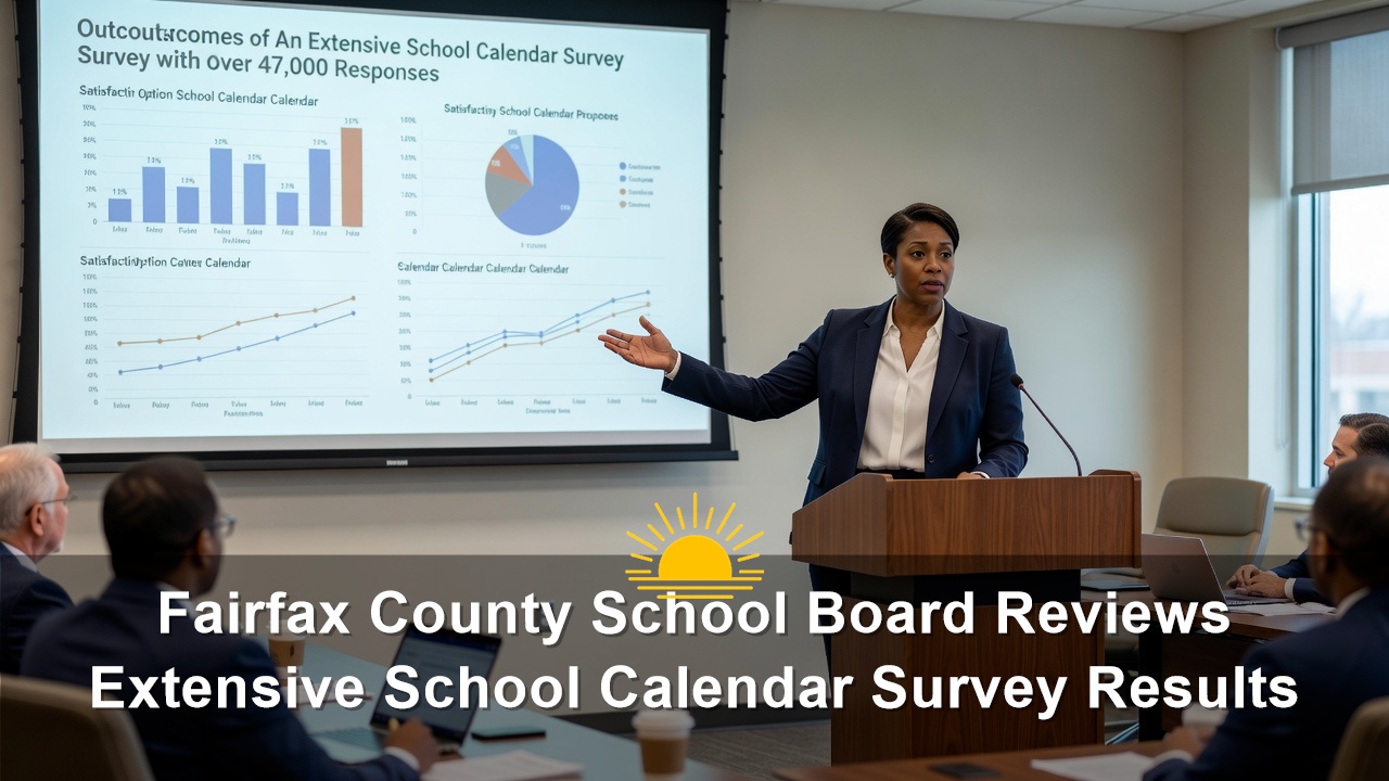 Fairfax County School Board Reviews Extensive School Calendar Survey Results