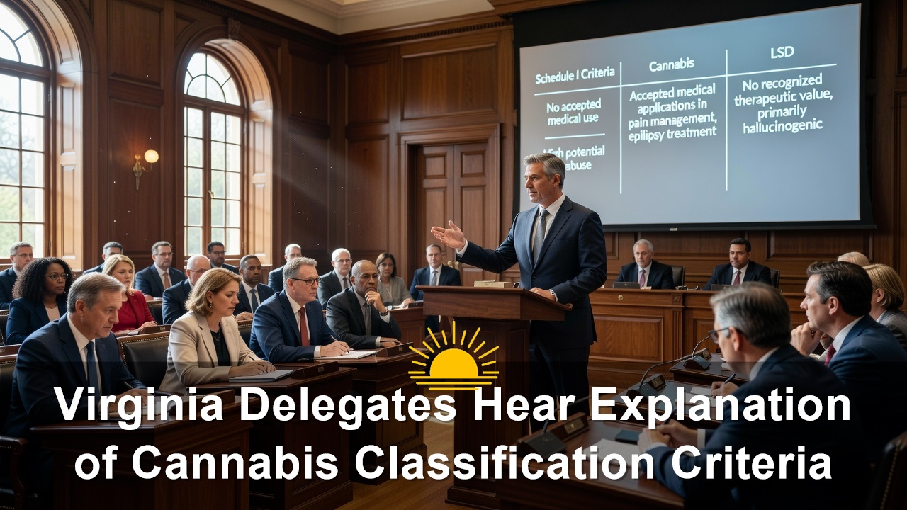 Virginia Delegates Hear Explanation of Marijuana Classification Criteria
