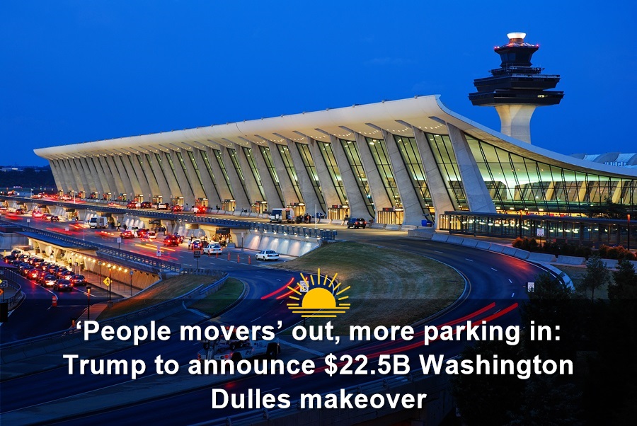 Dulles International Airport in Dulles, Virginia. (Photo courtesy Federal Aviation Administration)