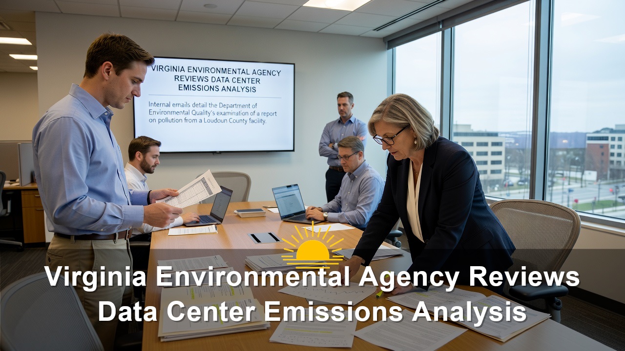 Virginia Environmental Agency Reviews Data Center Emissions Analysis