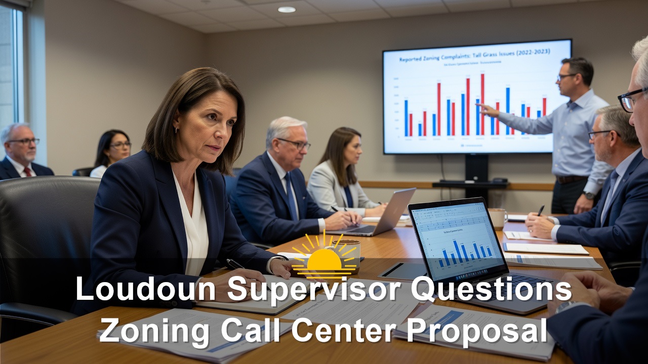 Loudoun Supervisor Juli Briskman Questions Zoning Call Center Proposal