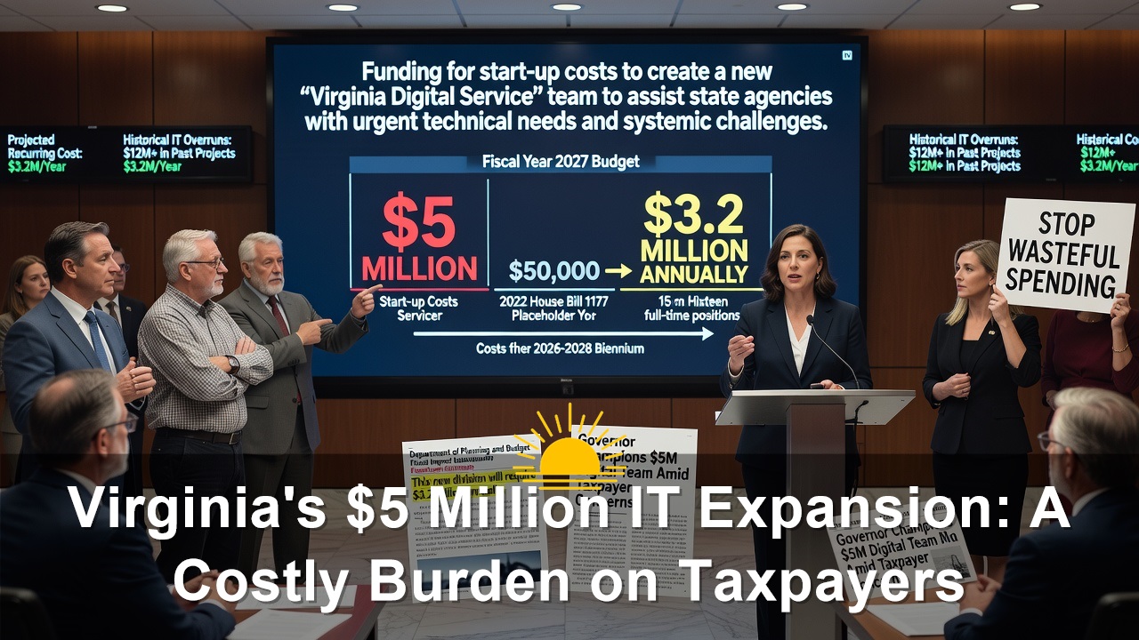 Virginia’s $5 Million IT Expansion: A Costly Burden on Taxpayers