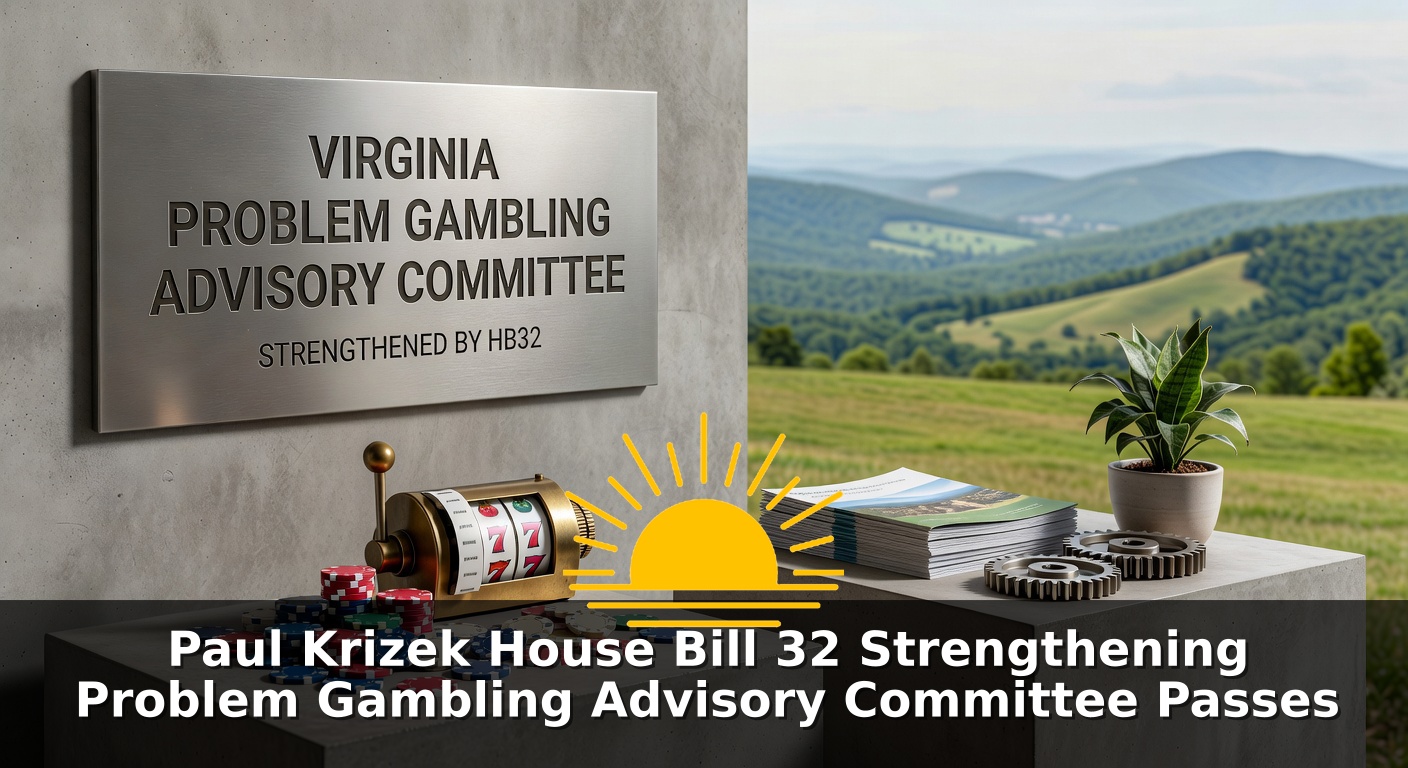 Paul Krizek House Bill 32 Strengthening Problem Gambling Advisory Committee Passes