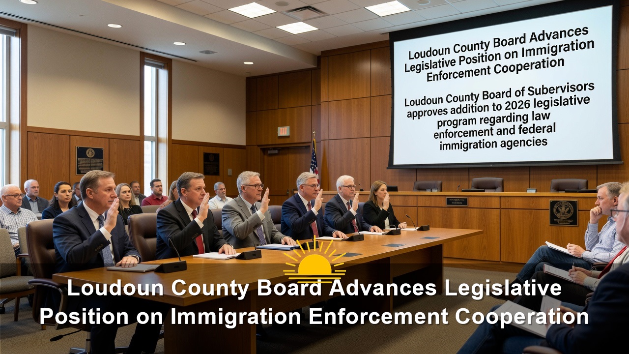 Loudoun County Board Advances Legislative Position on Immigration Enforcement Cooperation