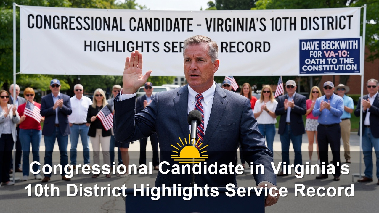 Congressional Candidate in Virginia’s 10th District Dave Beckwith Highlights Service Record