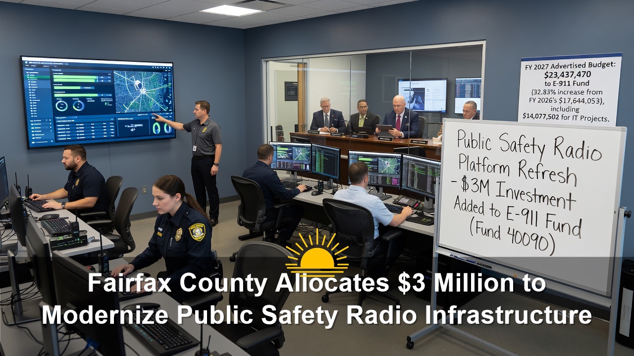 Fairfax County Allocates $3 Million to Modernize Public Safety Radio Infrastructure