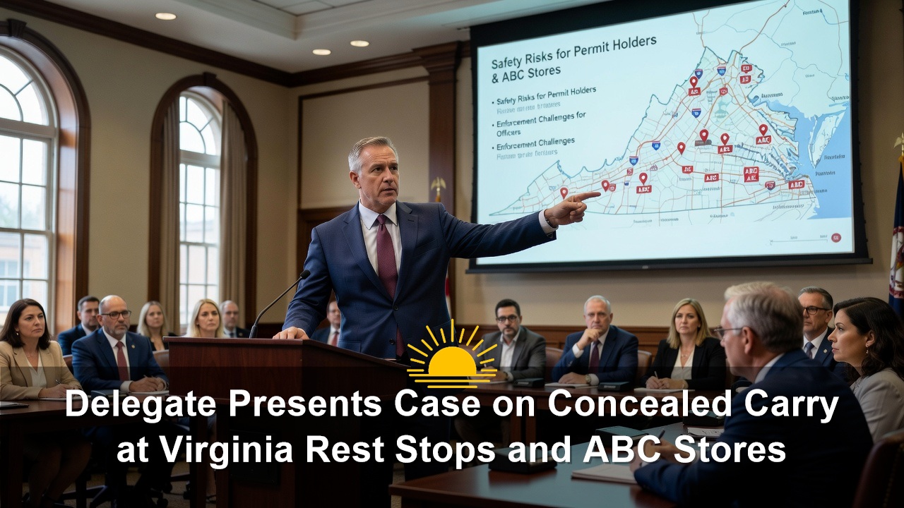 Delegate Presents Case on Concealed Carry at Virginia Rest Stops and ABC Stores