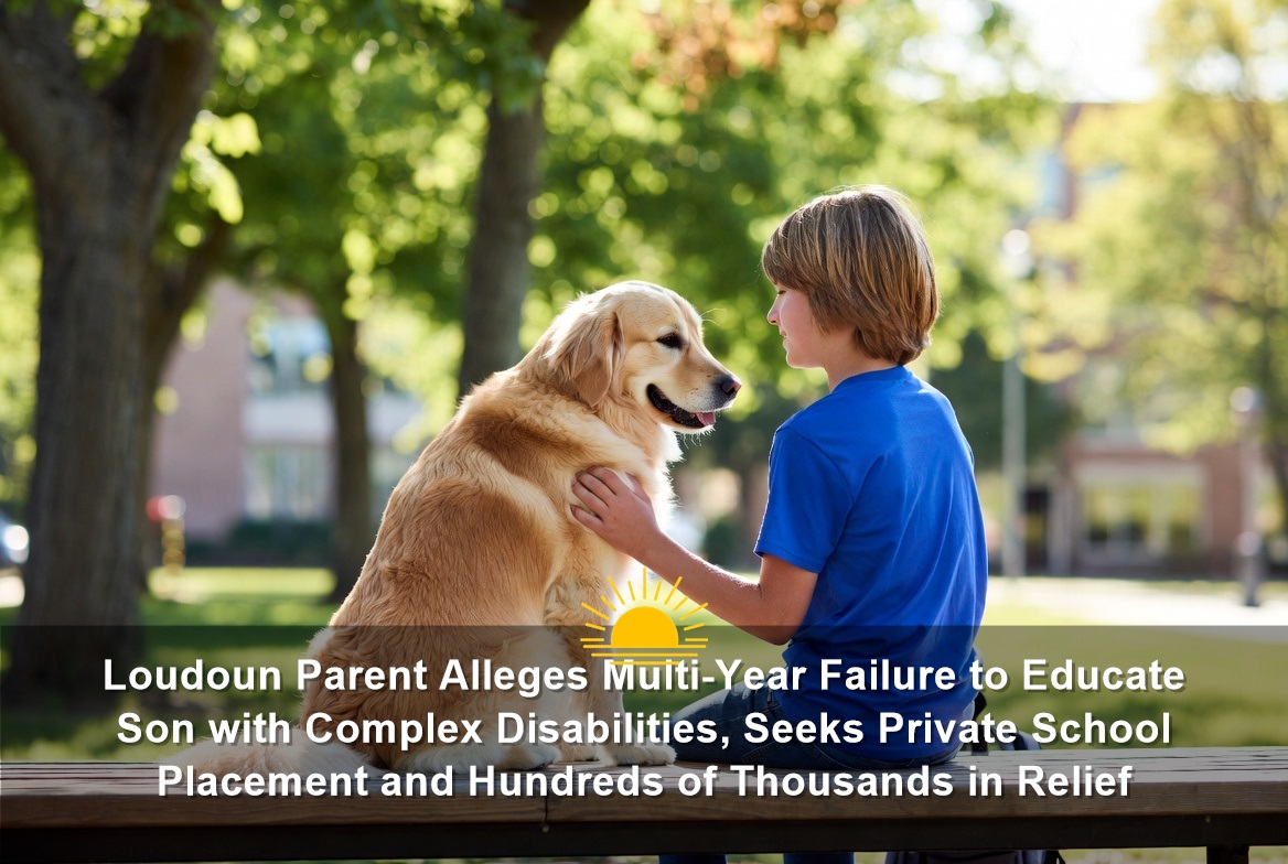 Loudoun Parent Alleges Multi-Year Failure to Educate Son with Complex Disabilities, Seeks Private School Placement and Hundreds of Thousands in Relief