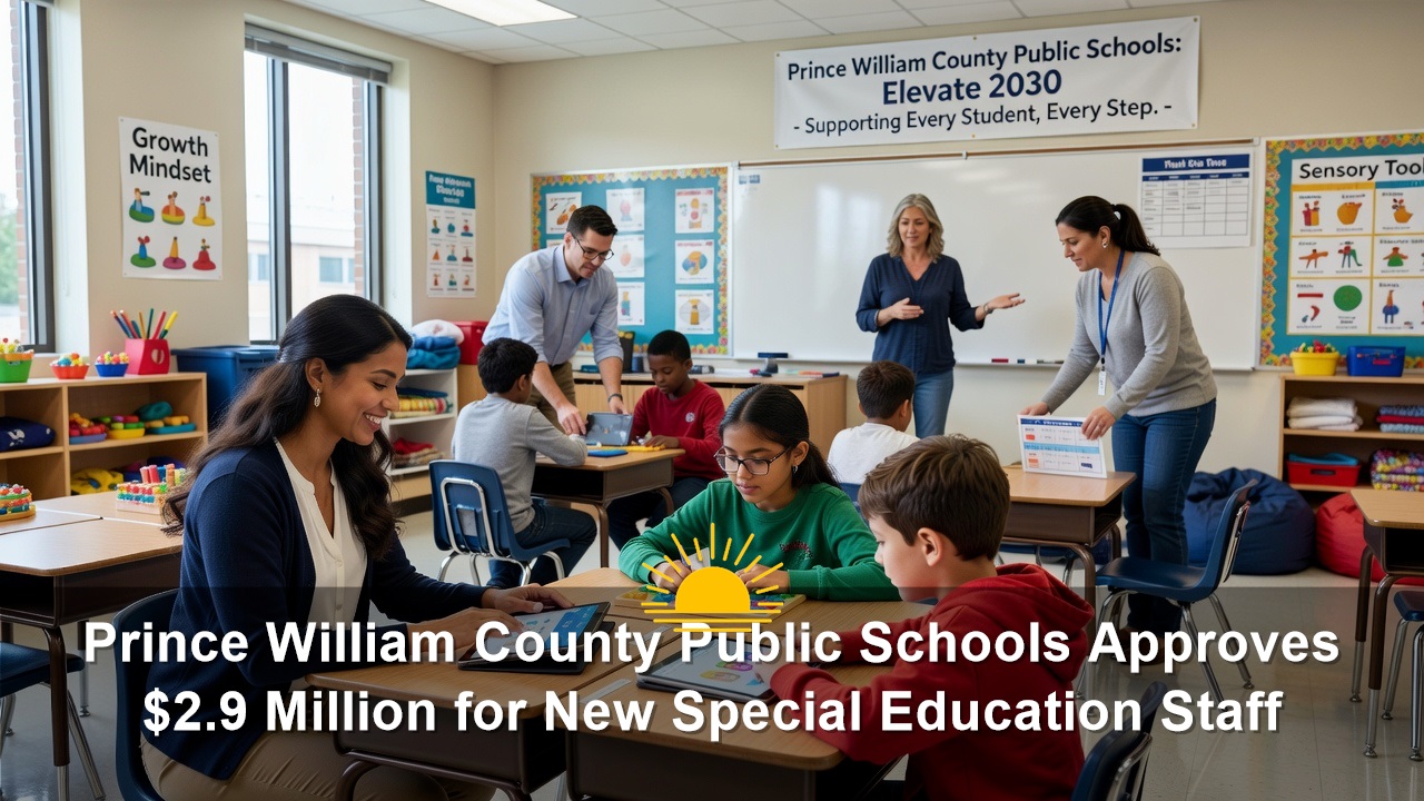 Prince William County Public Schools Approves $2.9 Million for New Special Education Staff