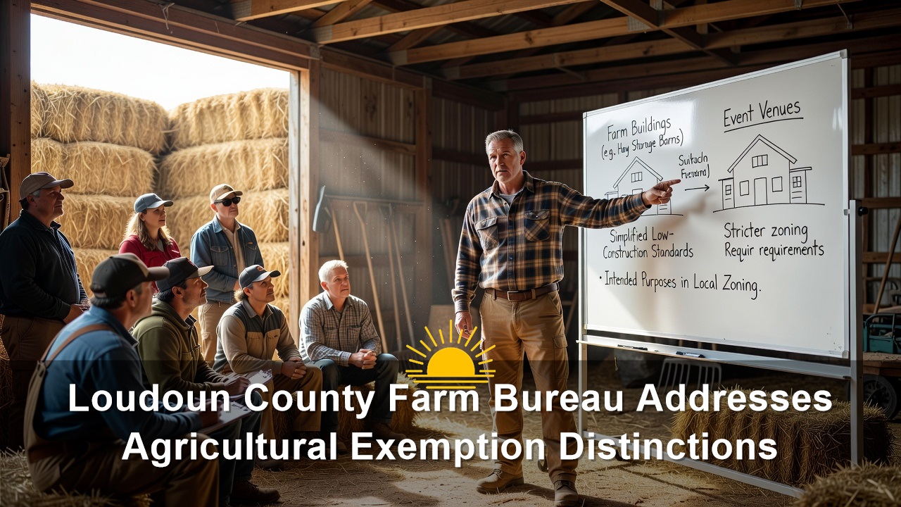 Loudoun County Farm Bureau Addresses Agricultural Exemption Distinctions