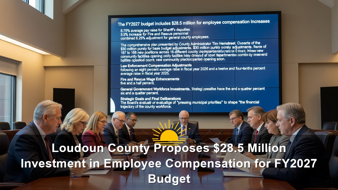 Loudoun County Proposes $28.5 Million Investment in Employee Compensation for FY2027 Budget