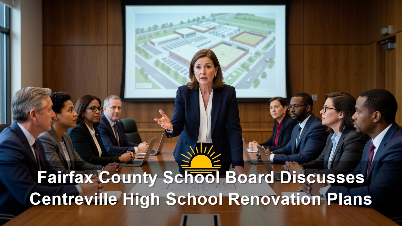 Fairfax County School Board Discusses Centreville High School Renovation Plans