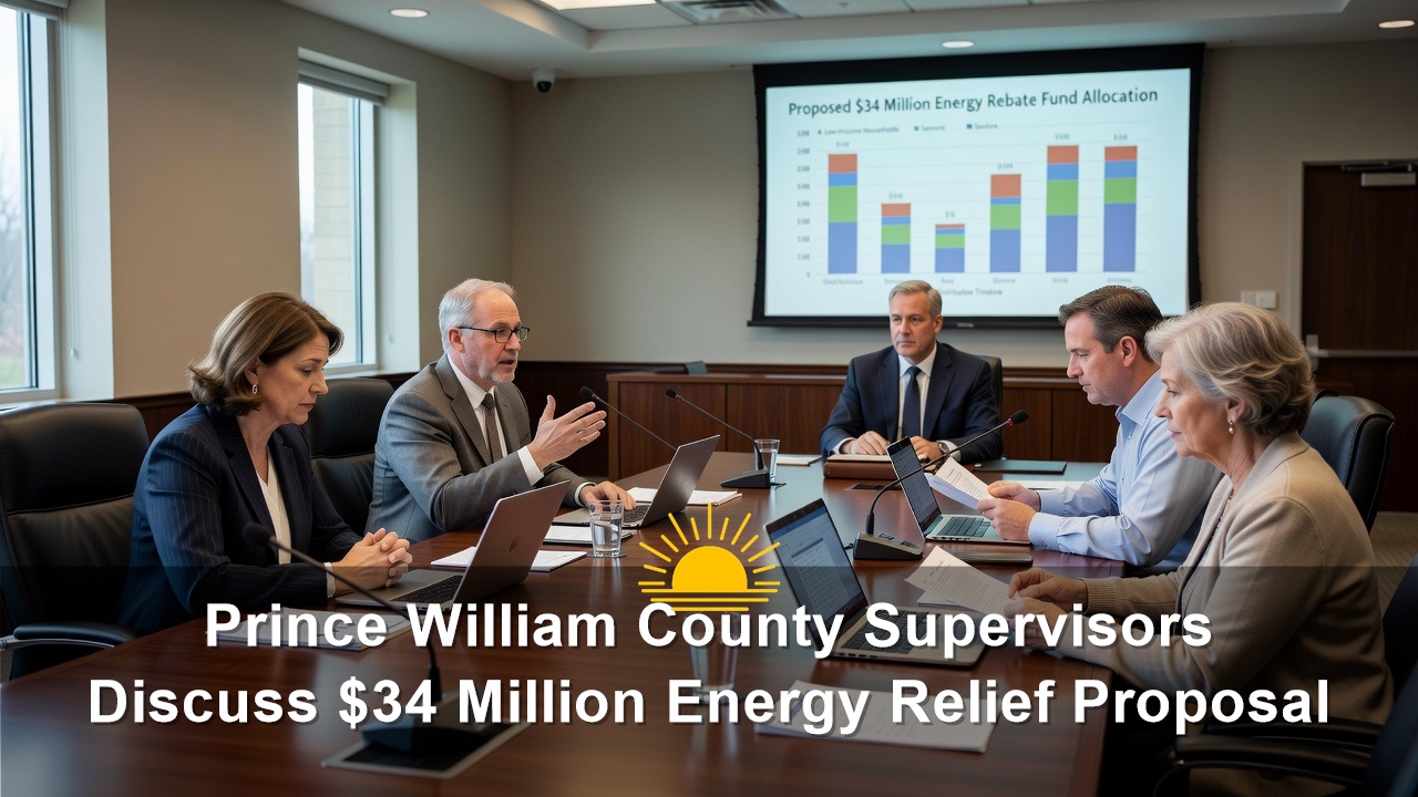Prince William County Supervisors Discuss $34 Million Energy Relief Proposal