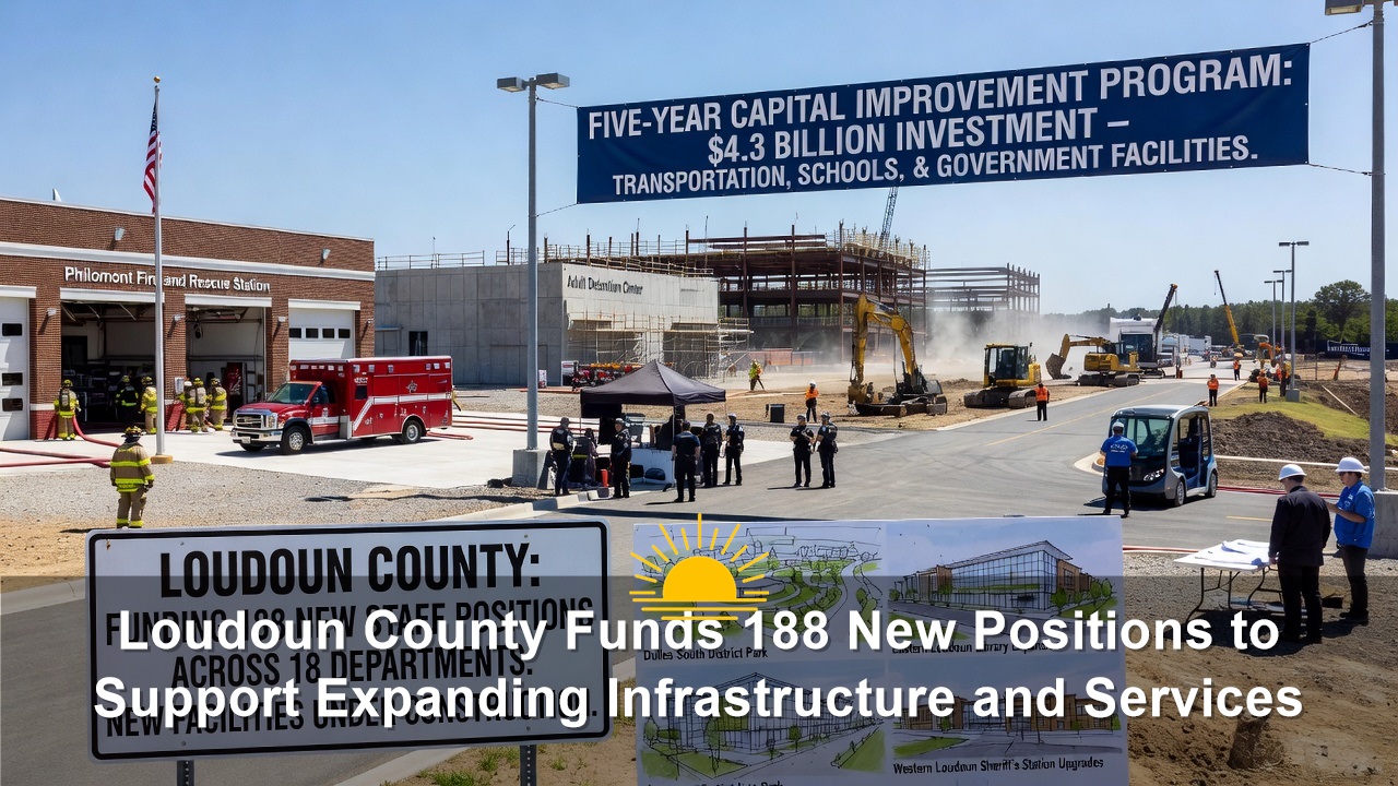 Loudoun County Funds 188 New Positions to Support Expanding Infrastructure and Services