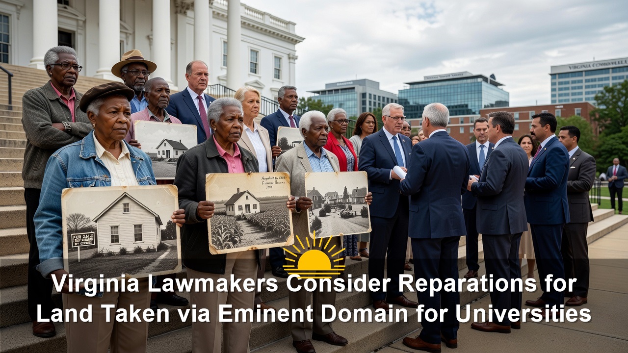 Virginia Lawmakers Consider Reparations for Land Taken via Eminent Domain for Universities