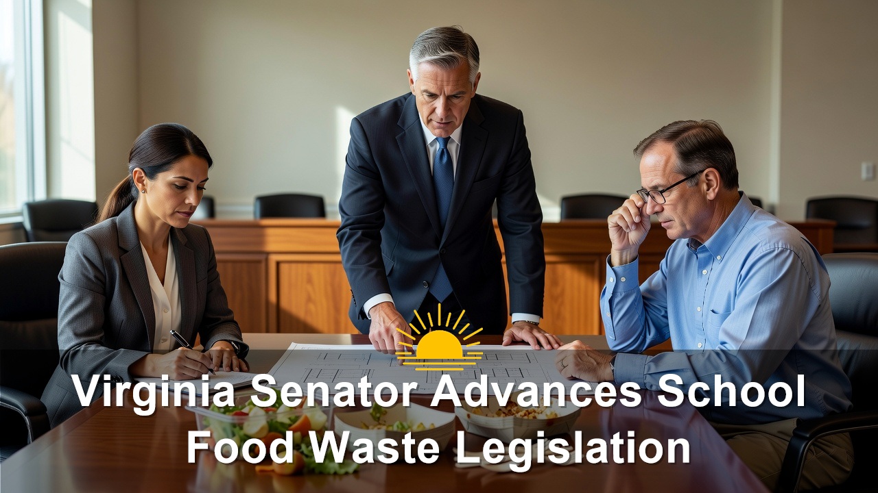 Scott Surovell Advances School Food Waste Legislation
