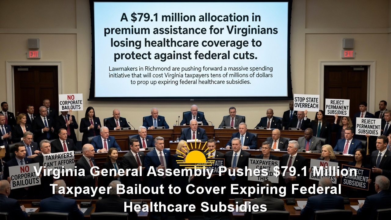 Virginia General Assembly Pushes $79.1 Million Taxpayer Bailout to Cover Expiring Federal Healthcare Subsidies