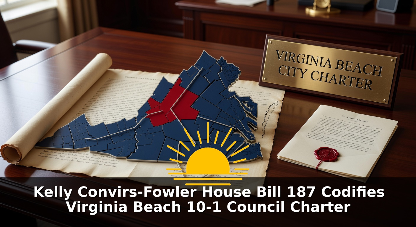 Kelly Convirs-Fowler House Bill 187 Codifies Virginia Beach 10-1 Council Charter