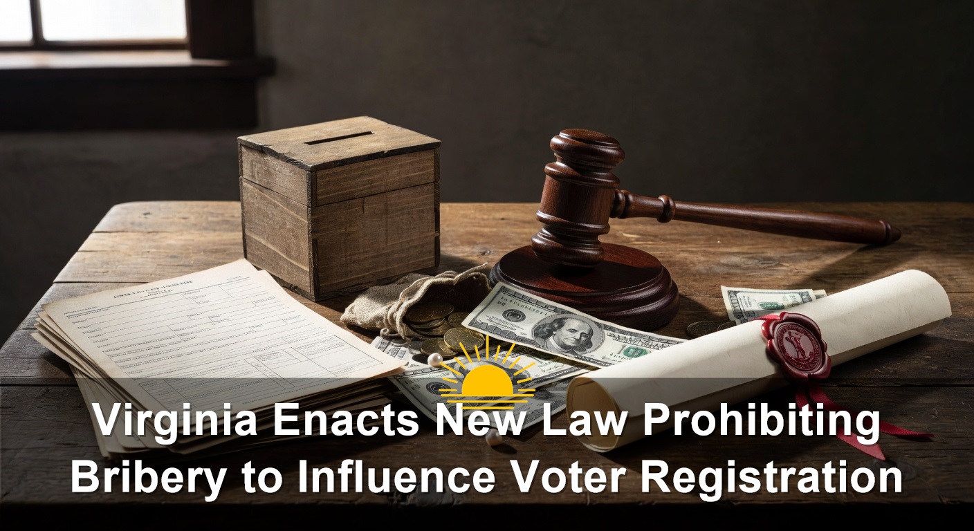 Virginia Enacts New Law Prohibiting Bribery to Influence Voter Registration